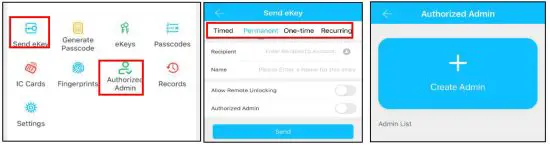 Lightsource N20 Smart Door Lock - permission