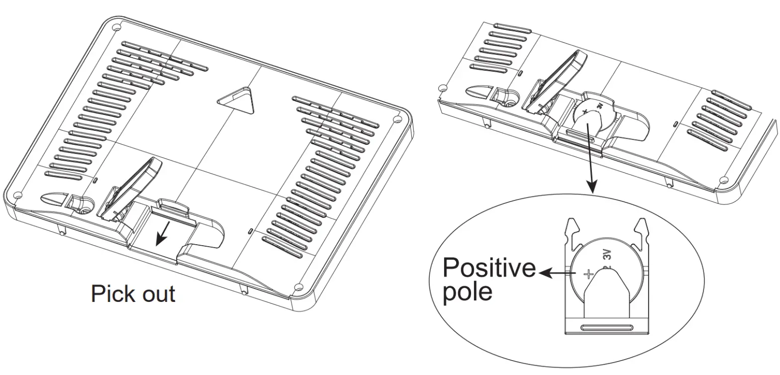 BaLDR B0359WST2H2PR Wireless Color Weather Station with Temperature Alerts - OUTDOOR SENSOR 1