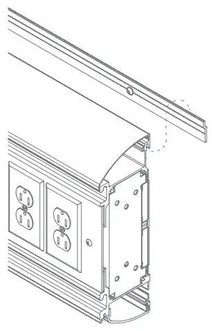 Amico NY 11788 Sapphire Series Horizontal Console with Lights - graphic
