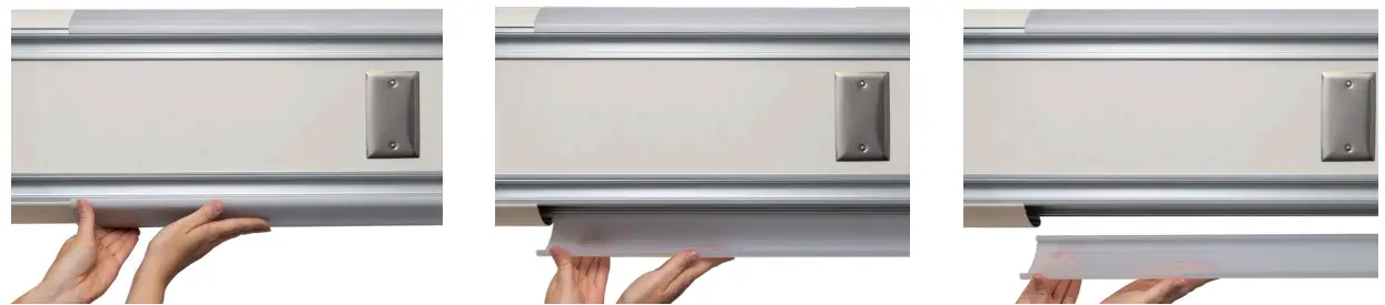 Amico NY 11788 Sapphire Series Horizontal Console with Lights - lens covers