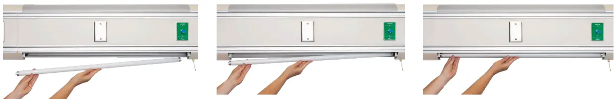 Amico NY 11788 Sapphire Series Horizontal Console with Lights - light bulbs