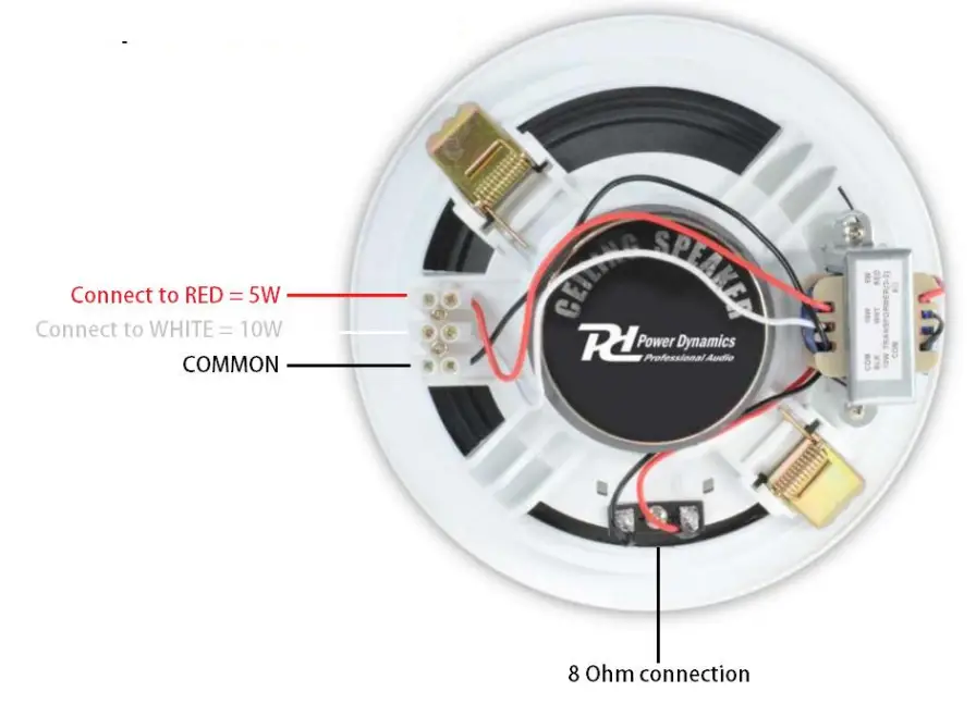 Power Dynamics CSPB Series CSPB6 Ceiling Speaker - OVERVIEW