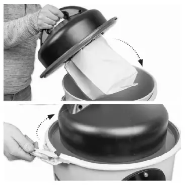 LUMBERJACK BDE1200 1200W 50 Litre Dust Extractor 6