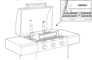 FIG 5 HOW TO PLACE GRILL TOP PIZZA