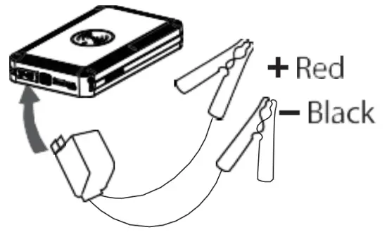 Energizer ENX1000 12V Car Jump Starter and Portable Power Bank With Wireless Charging - socket