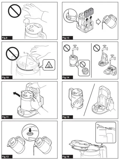 makita DKT360 Electric Cordless Kettle - fig 2