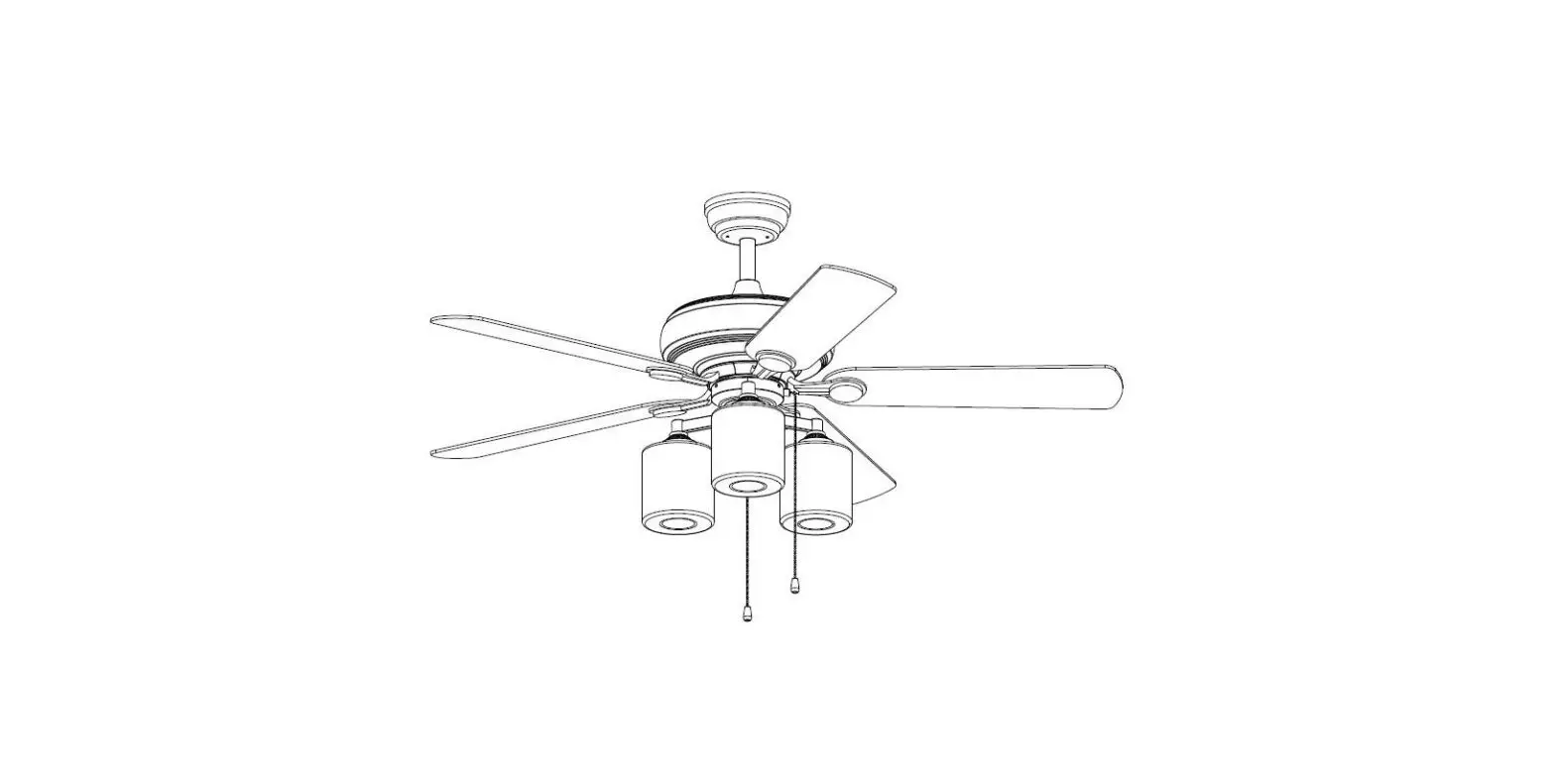 Costway Ep24571us 52 Inch Ceiling Fan Lamp User Manual