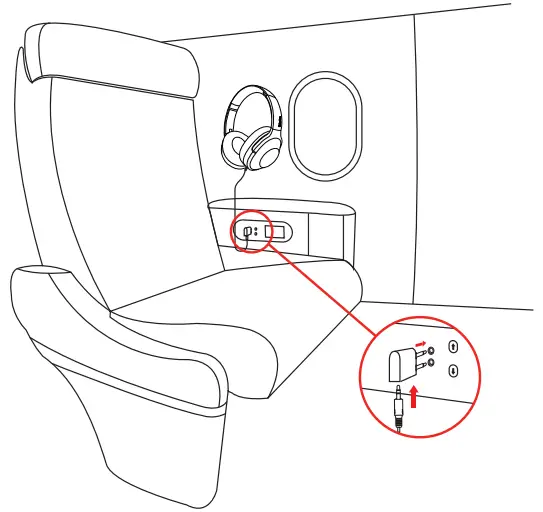 Airplane Adaptor Connection