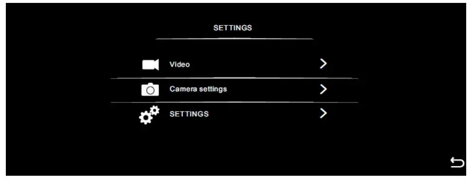 PNI Voyager S2000 Full HD Car DVR Camera - SETTINGS