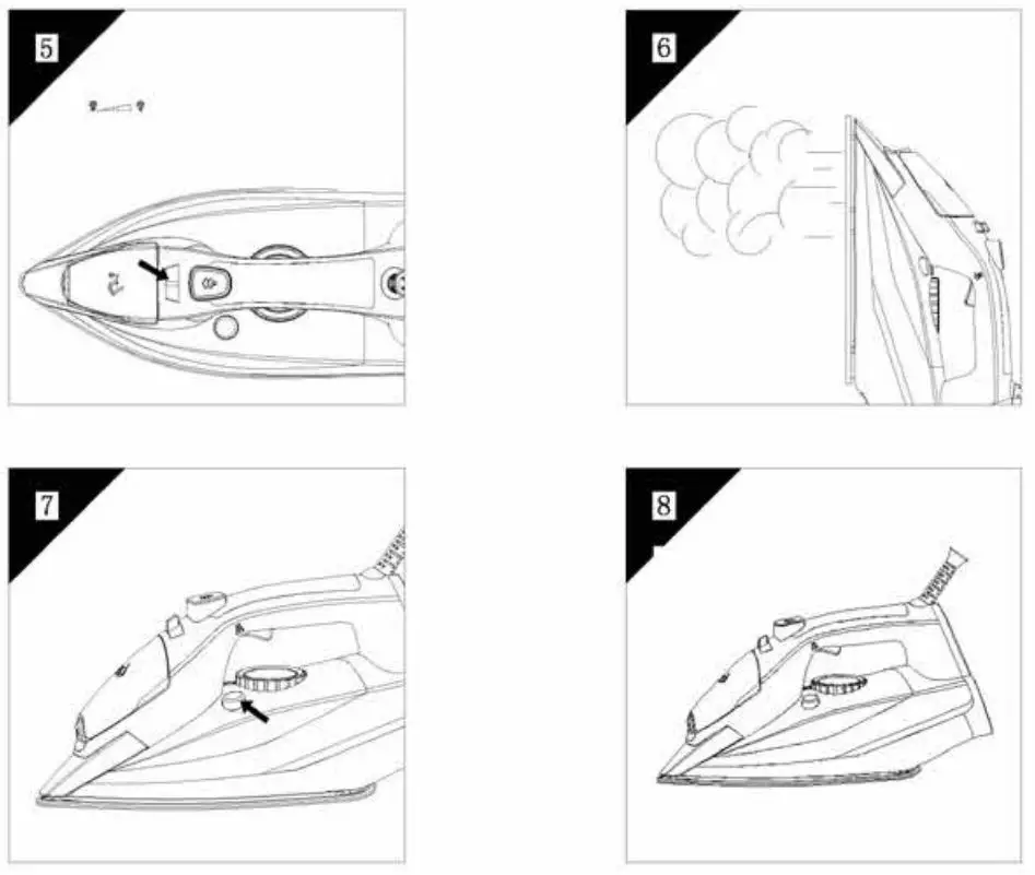 Elvita CSJ1250S Steam iron User Manual - Fig 5.8