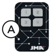 BOSS BHT3-R Garage Door Remote 3 Channel Button - figure 1