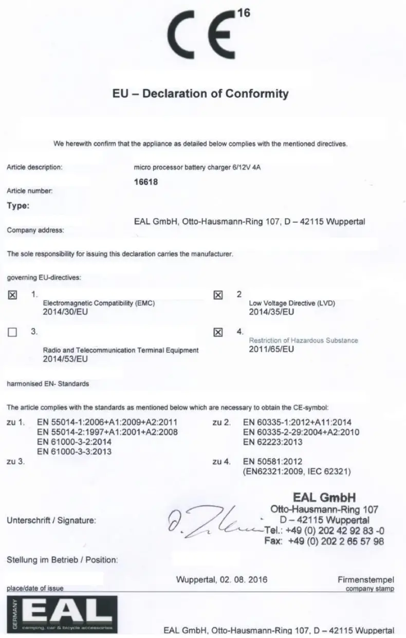 APA 16618 6V Microprocessor Battery Charger - FIG 8
