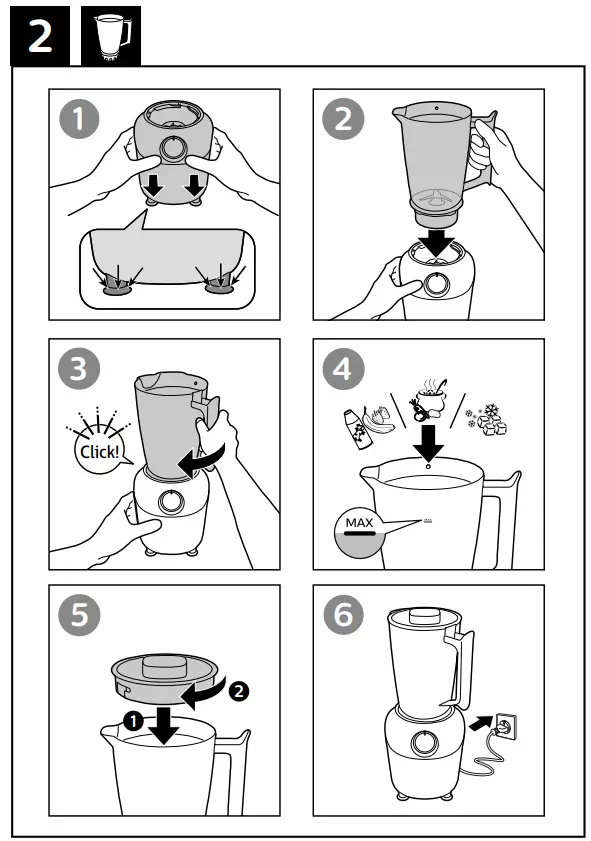 PHILIPS HR2041 3000 Series Blender - figure 2