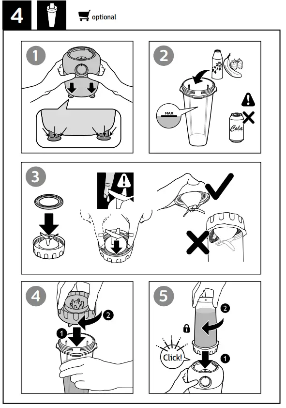 PHILIPS HR2041 3000 Series Blender - figure 5