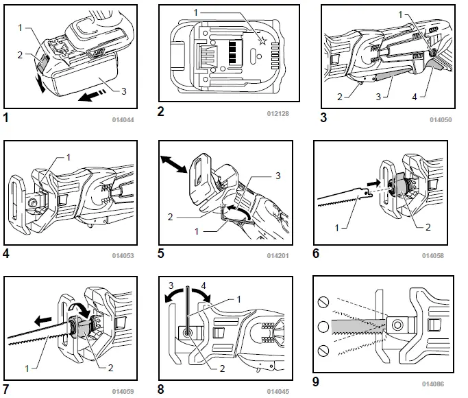 makita DJR143 Cordless Recipro Saw-FIG1
