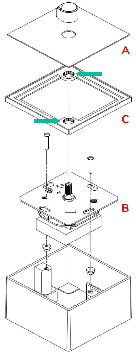 ecler WPaVOL-SR Volume Remote Wall Panel control - figure24