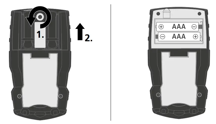 Insertion of batteries