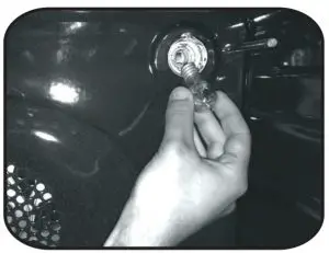 a close up of a person holding a camera