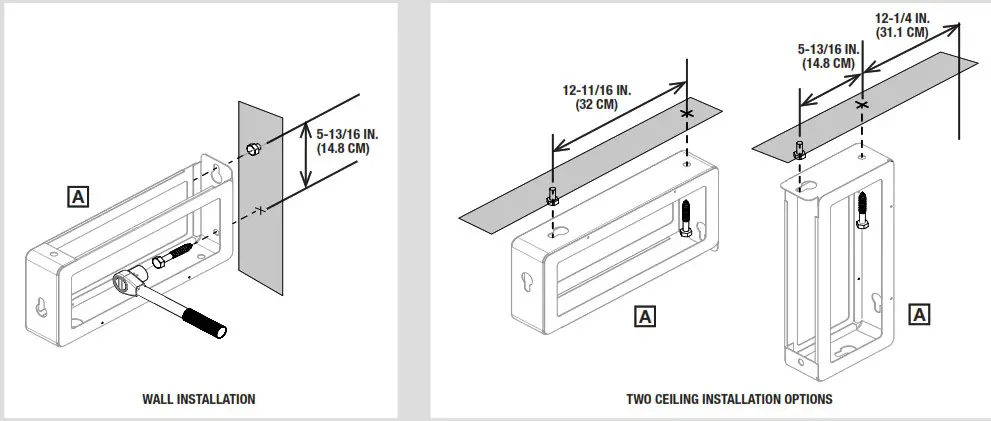STELPRO SFHGX 0521TDIS Agricultural Unit Heater - ATTACHING THE BRACKET