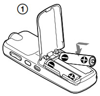 SONY IC Recorder Power on.