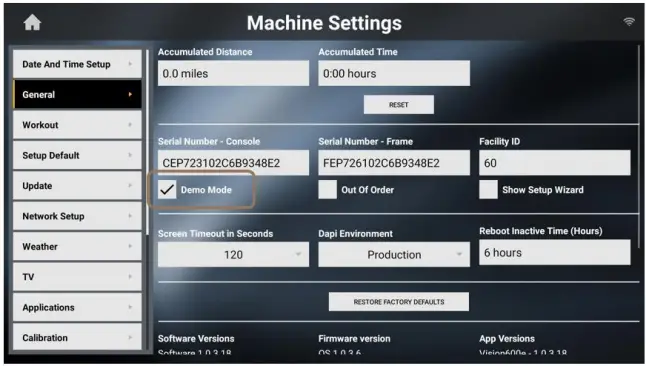VISION FITNESS TM743B Entertainment Console-FIG21