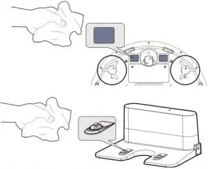 Cleaning the cliff sensors and charging pads