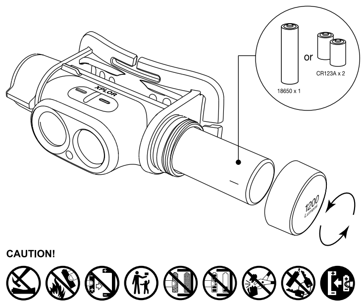 XPLOR PHR19 Headlamp - 1