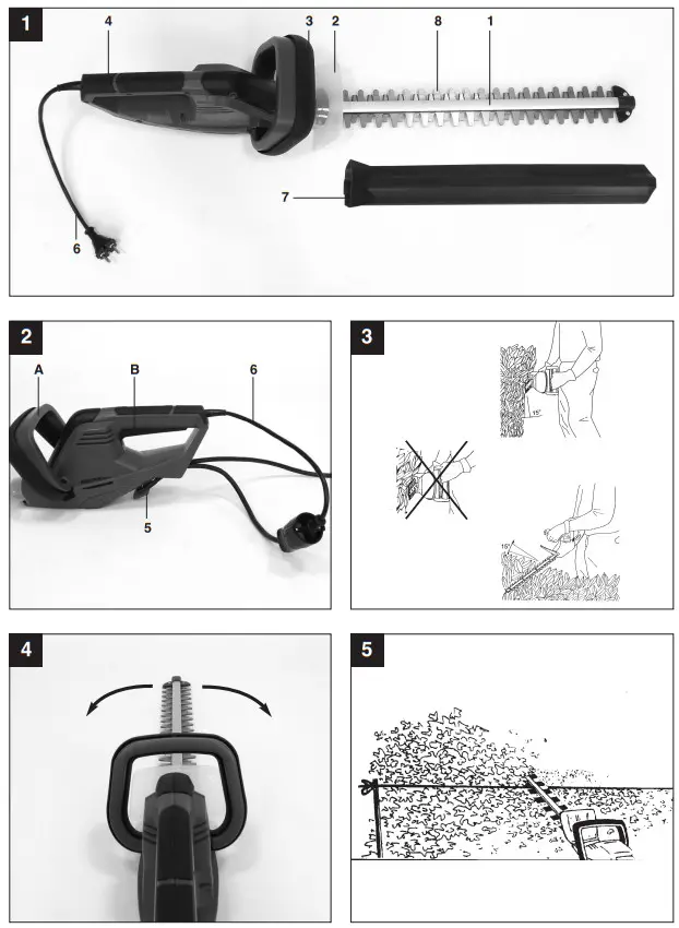 Einhell GH EH 4245 Electric Hedge Trimmer