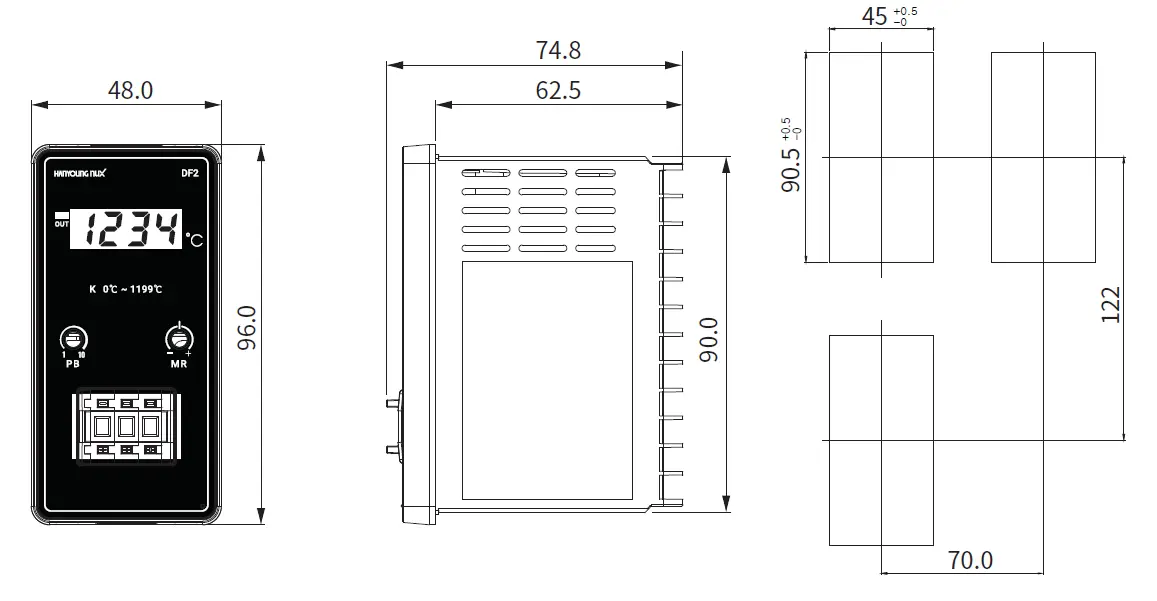 HANYOUNG NUX DF2 Digital Temperature Controller 2