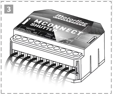 motorline PROFESSIONAL 91119 MCONNECT Shutter Receiving and Control Module-8