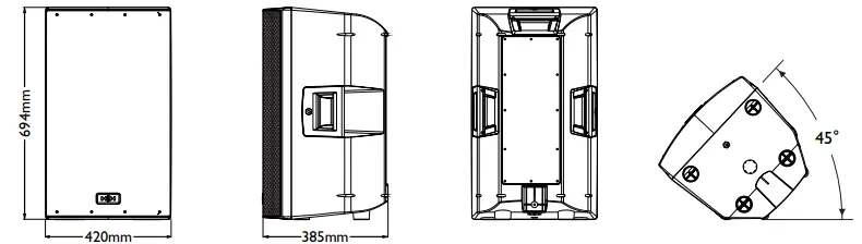 HH Electronics HPT-112 Active 12 PA Speaker-fig22