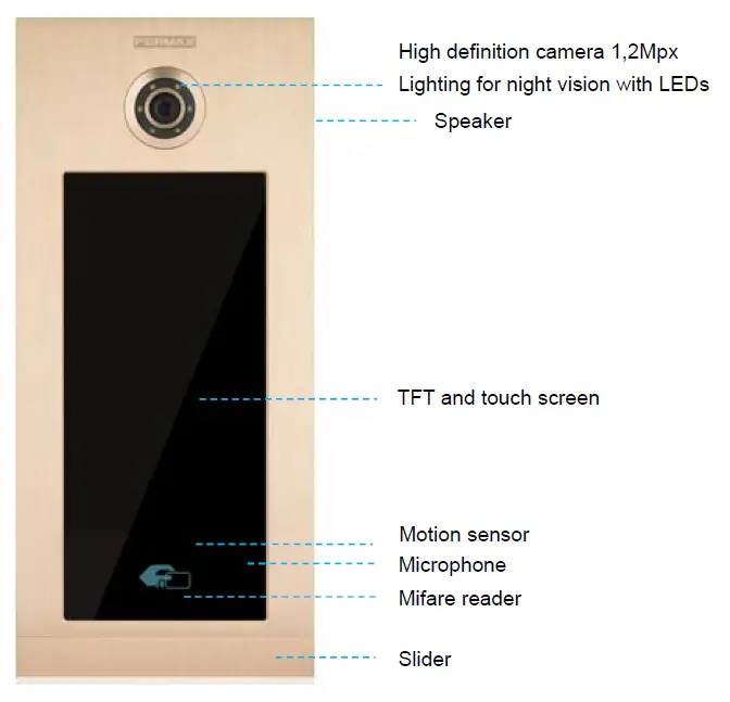 FERMAX-1445-MEET-KIN-Touch-Panel-fig-1