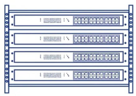 TRENDNET TPE TG240g 24 Port Gigabit PoE Switch - Rackmount Design