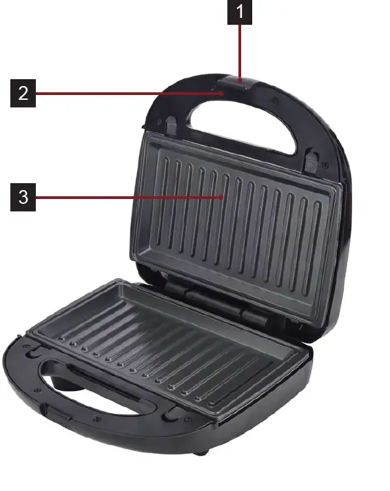 ZASS ZSMD 04 Multifunctional Sandwich Maker-1