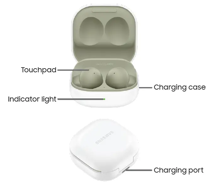 SAMSUNG SM-R510NLVAXAR Galaxy Buds 2 Pro True Wireless Bluetooth Earbuds fig 1