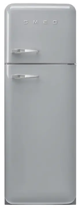 smeg FAB30RSV5 0s Style Silver Retro Fridge Freezer