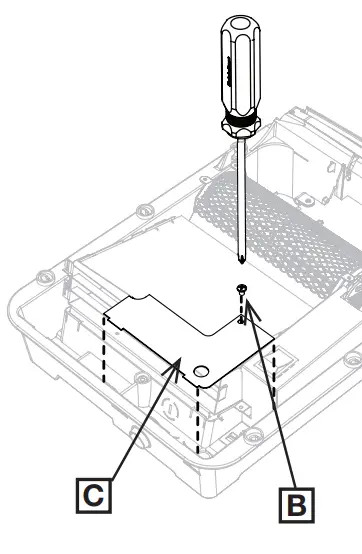 STELPRO SORB High End Fan Heater - Remove the screw
