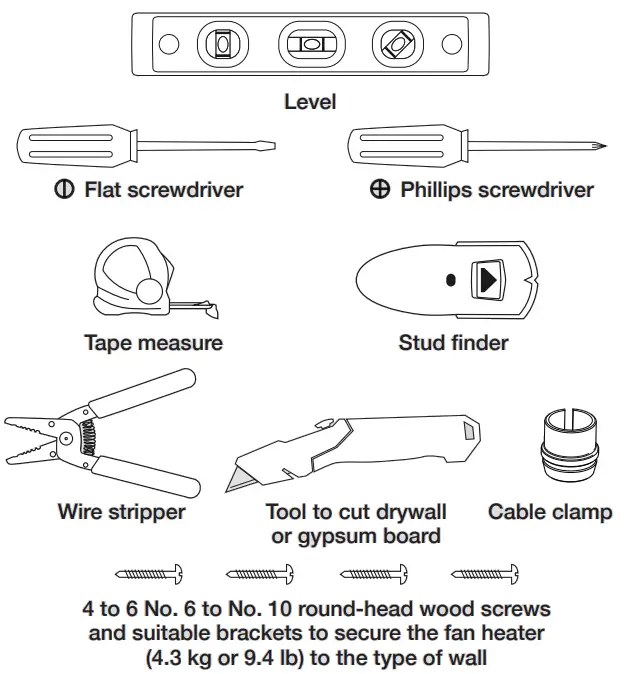 STELPRO SORB High End Fan Heater - TOOLS REQUIRED