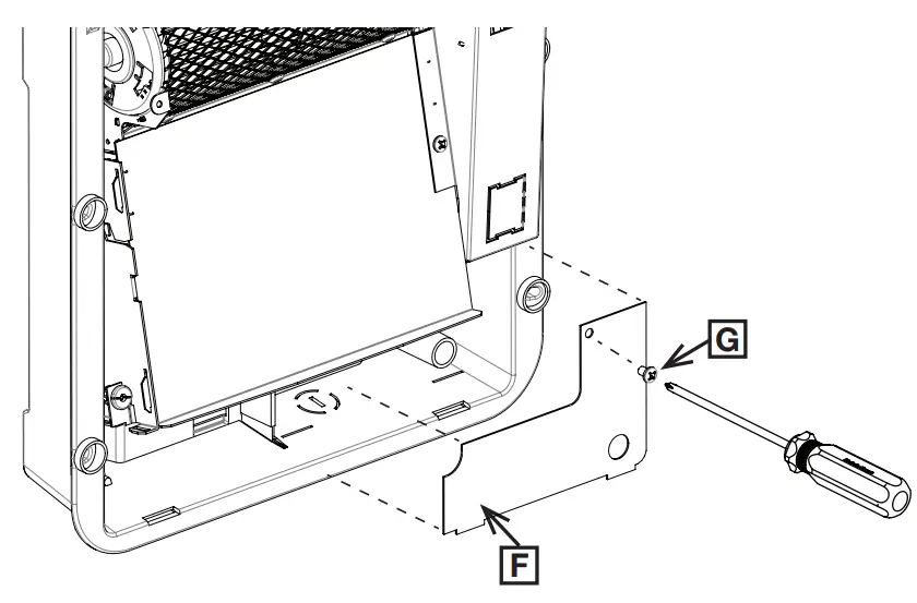 STELPRO SORB High End Fan Heater - junction box
