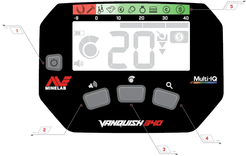 MINELAB VANQUISH 340 Metal Detector 01