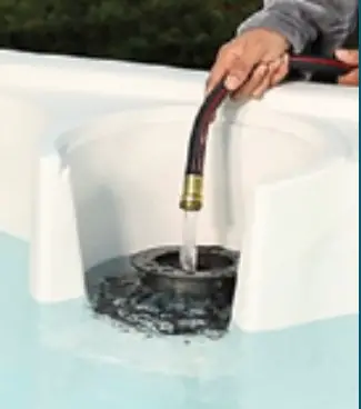 Leganza 6 Person 90 Jet 230V Hot Tub - fill up