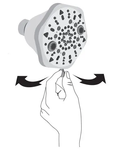 oxygenics PowerSelect FX Instructions-EASY TWIST SPRAY