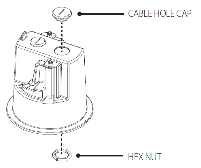 Hanwha Techwin SHD-1128FPW In-Ceiling Housing 5