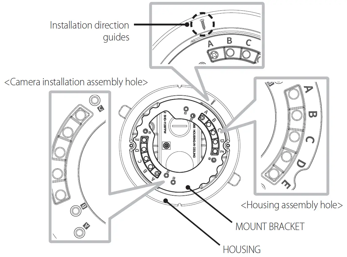 Hanwha Techwin SHD-1128FPW In-Ceiling Housing 7