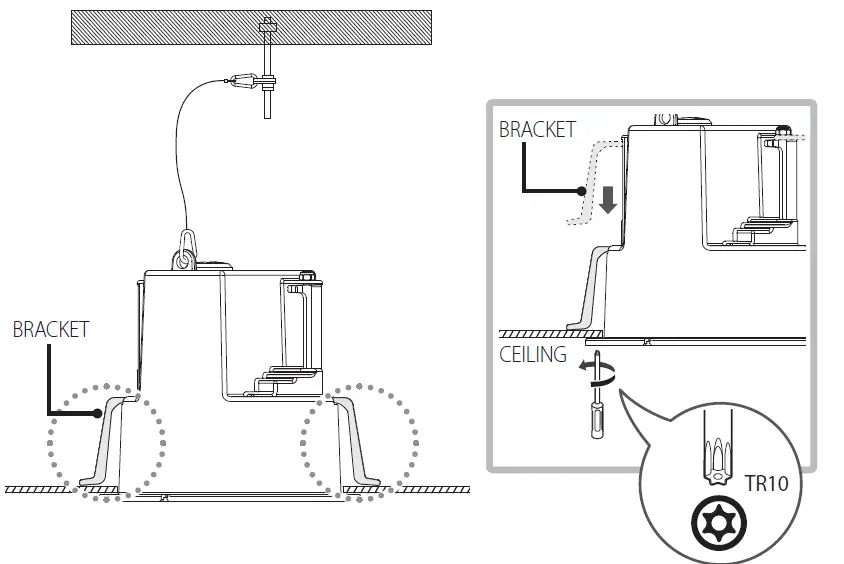 Hanwha Techwin SHD-1128FPW In-Ceiling Housing 9