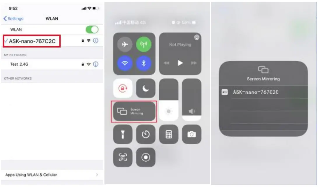ASK nano Starter Set Homepage