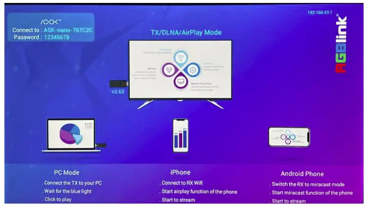 ASK nano Starter Set Homepage