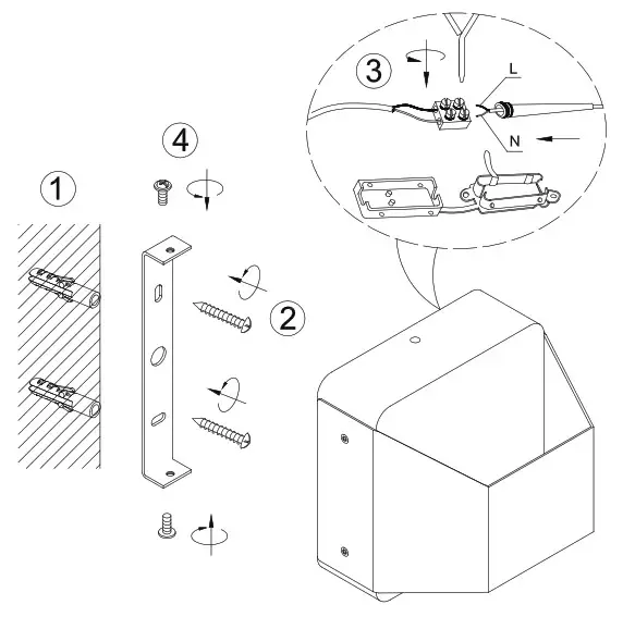 Arino LED wall lamp Trio Arino 12cm - overview