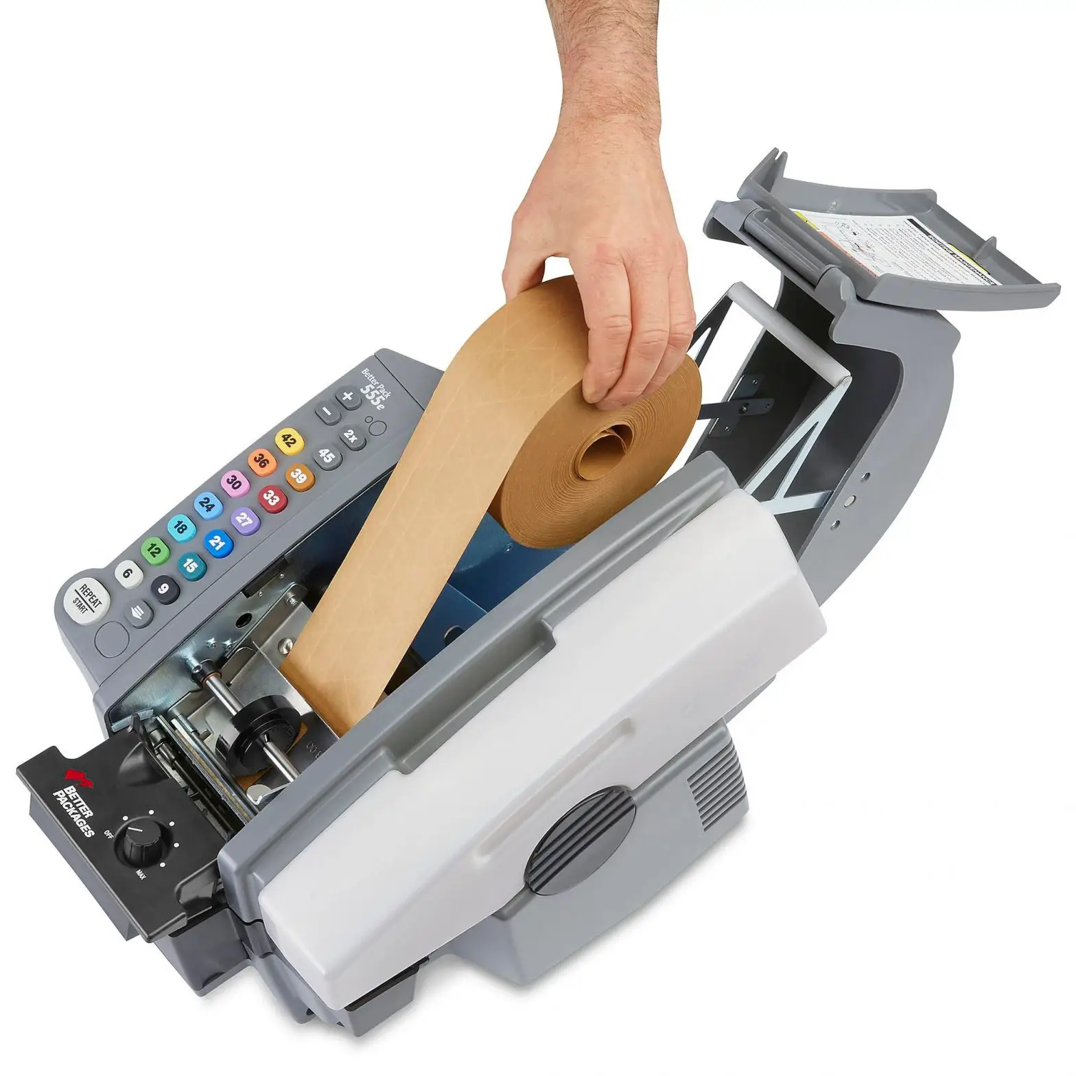 Uline Better Pack Electronic 555es Kraft Tape Dispenser User Guide Uline Better Pack Electronic 555es Kraft Tape Dispenser User Guide