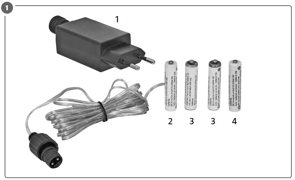 EKVIP Battery Eliminator Power Supply Adapter - fig1
